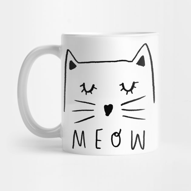 Meow Cat by geeklyshirts